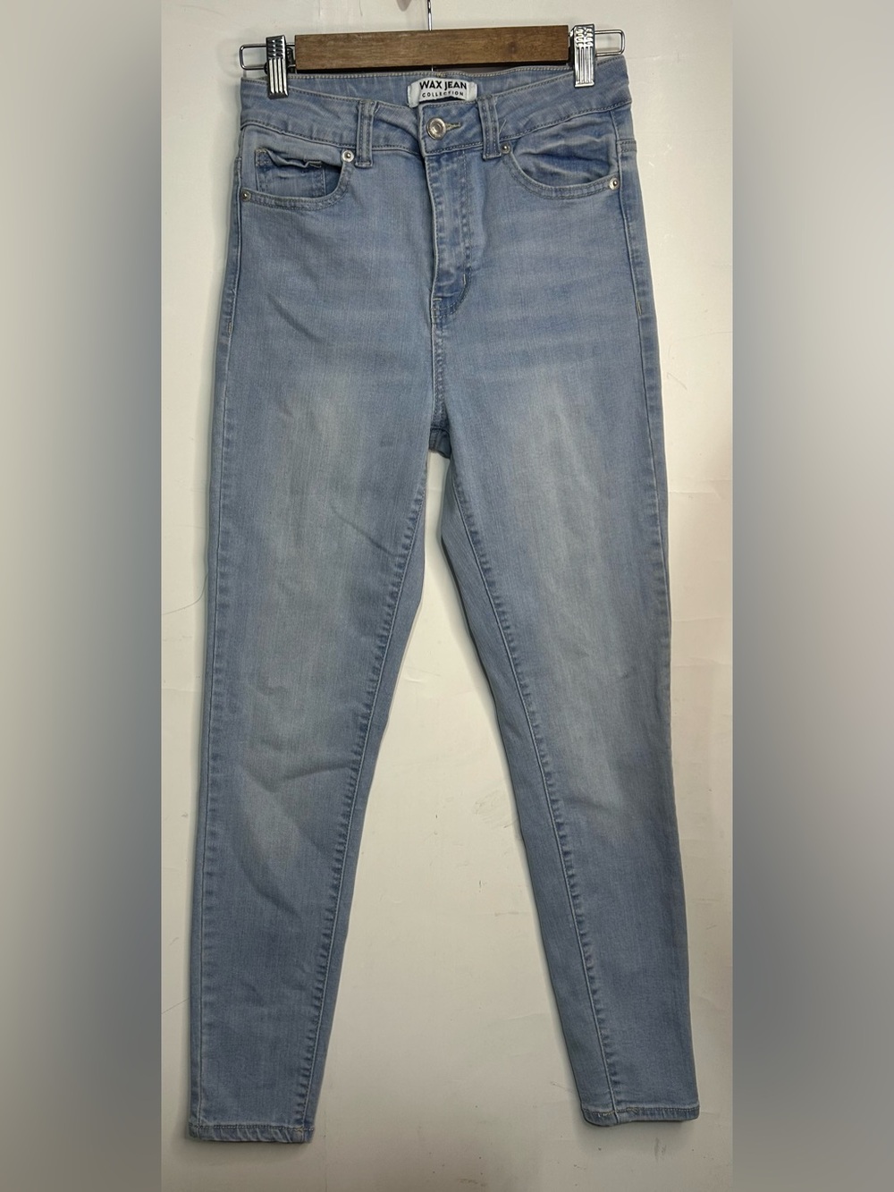 Wax Jean Collection Light Washed Skinny Jeans Juniors Size 7/28